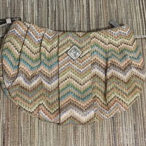 Simply Vera Messina Chevron Wristlet